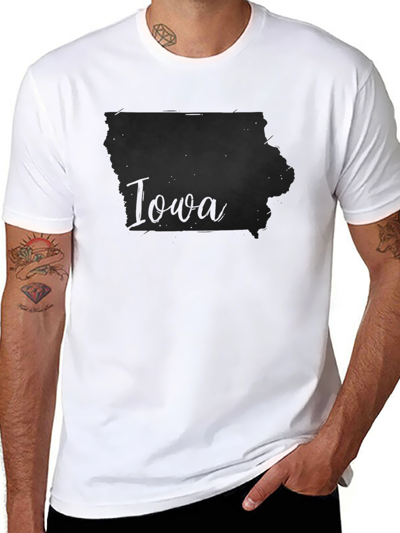 Iowa State Pride T-Shirt - Black Graphic Tee