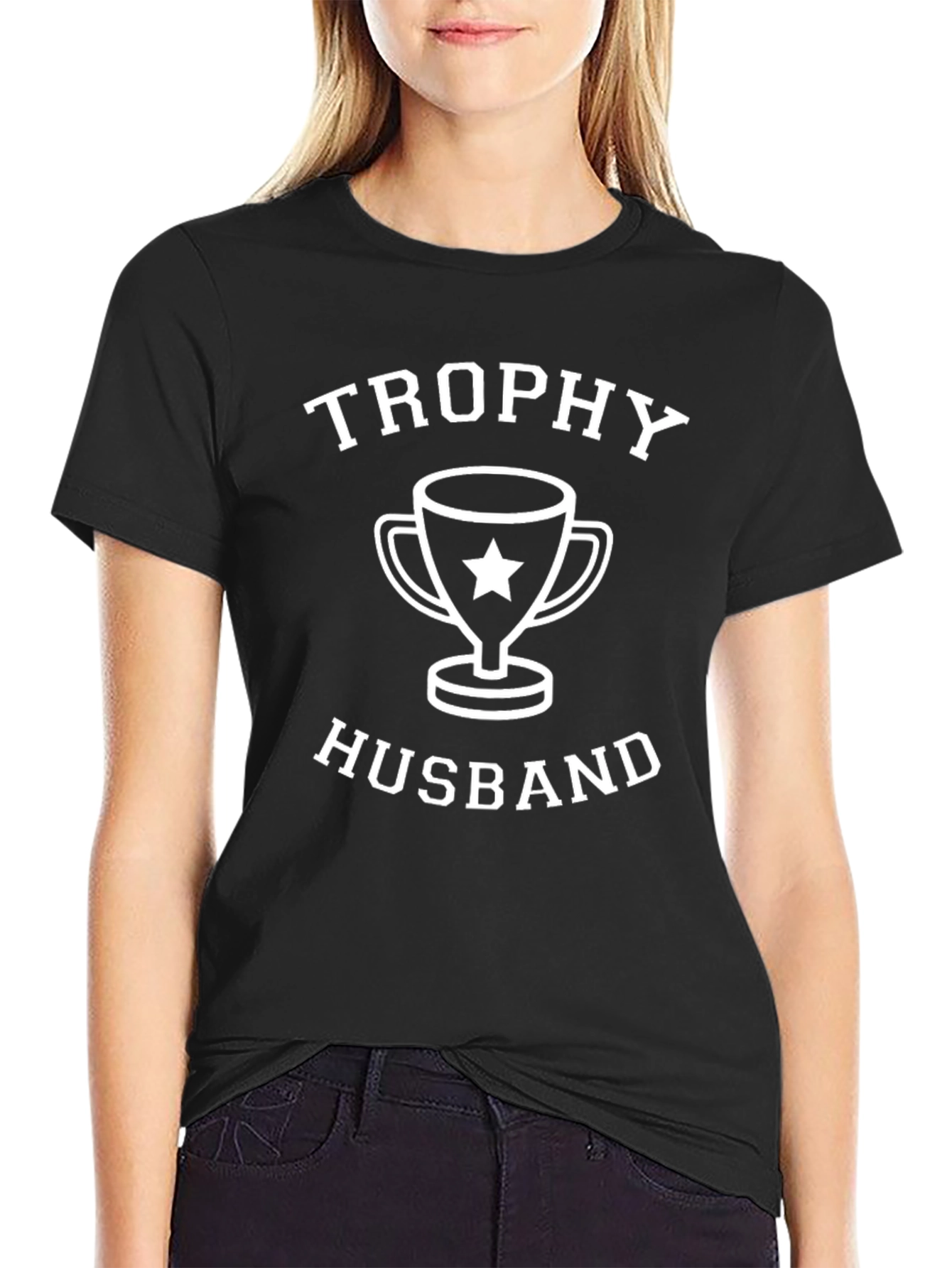 Trophy Husband Graphic Tee - Humorous Husband Gift
