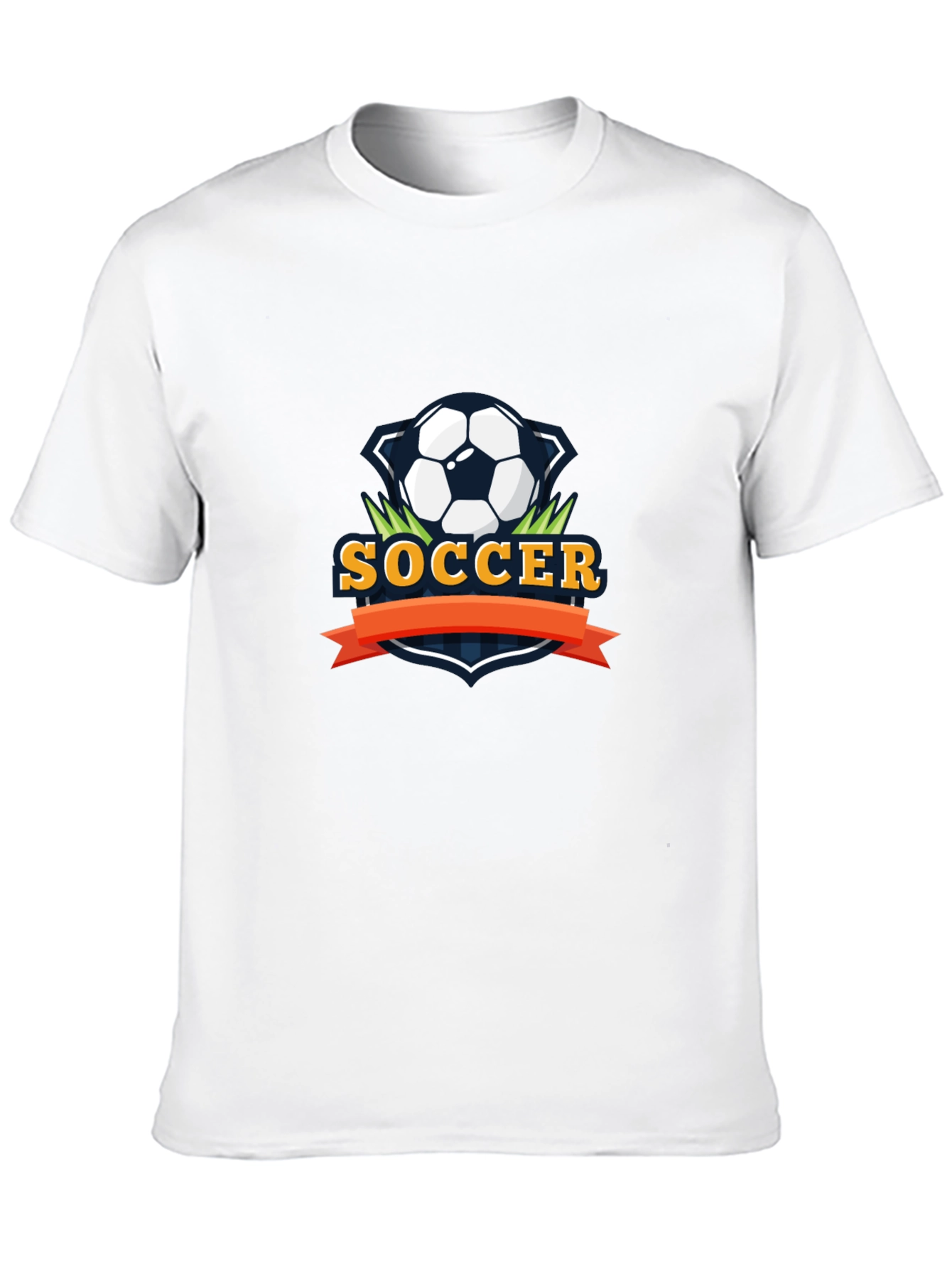 Soccer Graphic Tee - Stylish Black Cotton T-Shirt