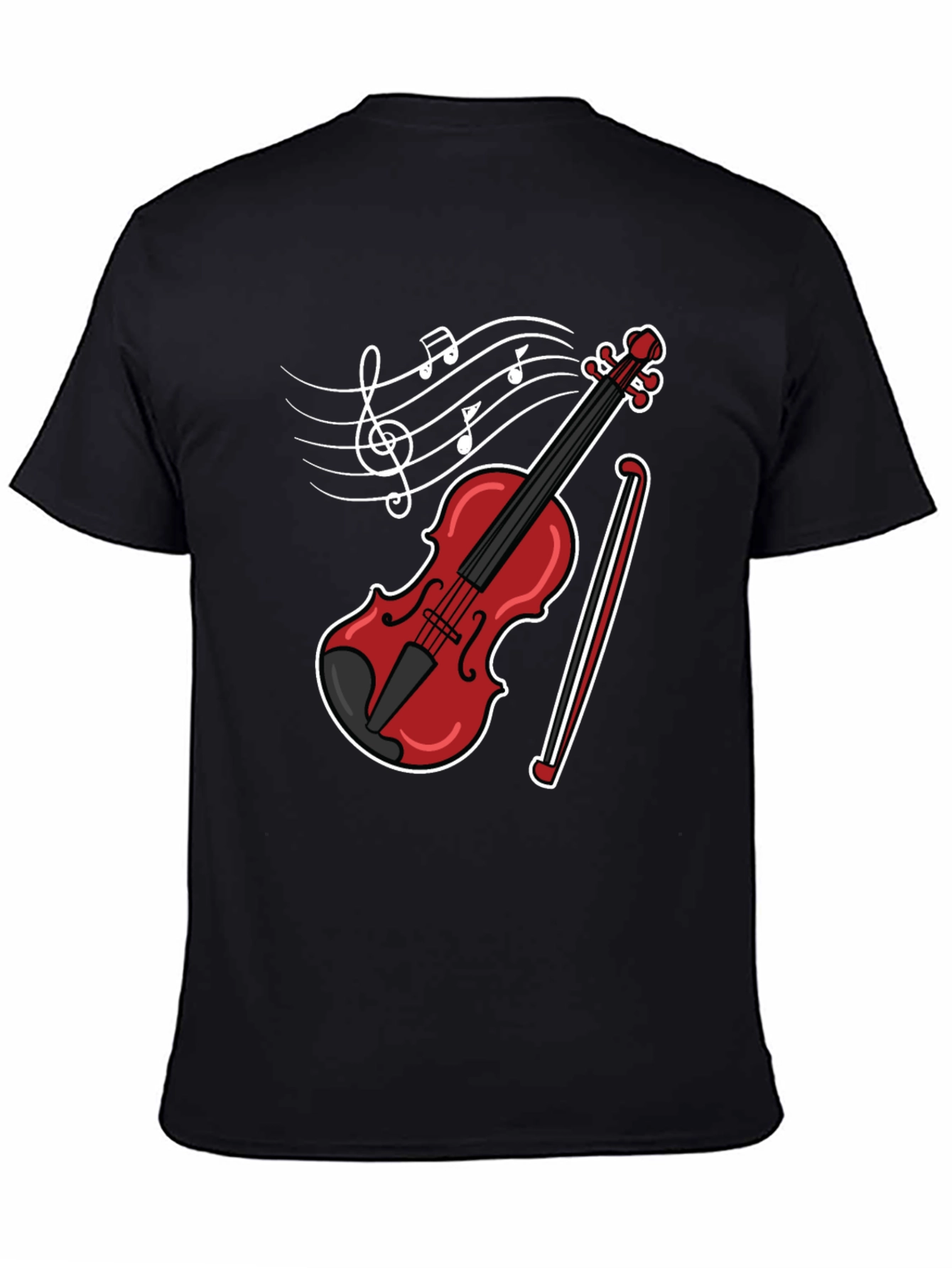 Musical Violin Graphic T-Shirt