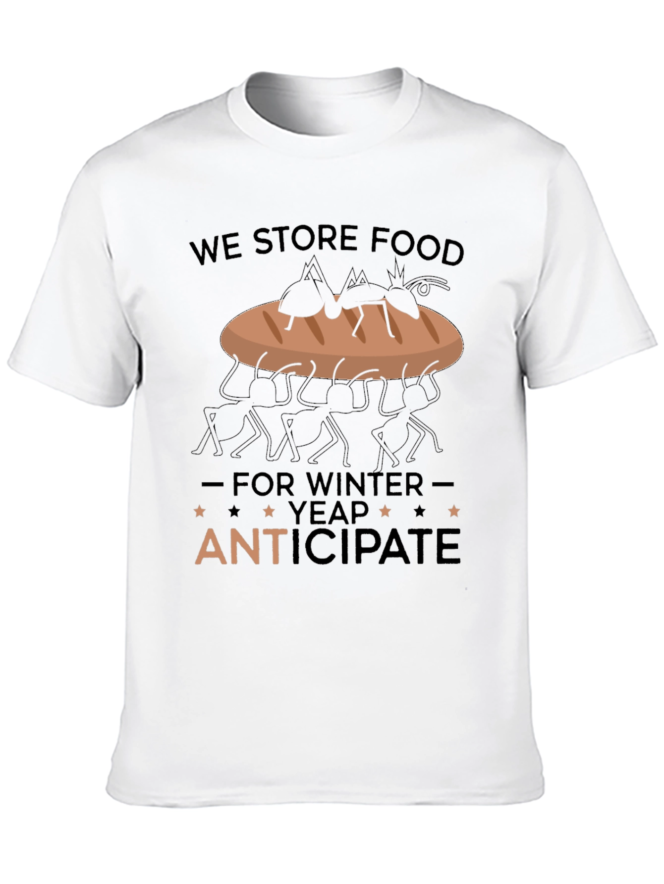 Ant Anticipate Funny Graphic Tee