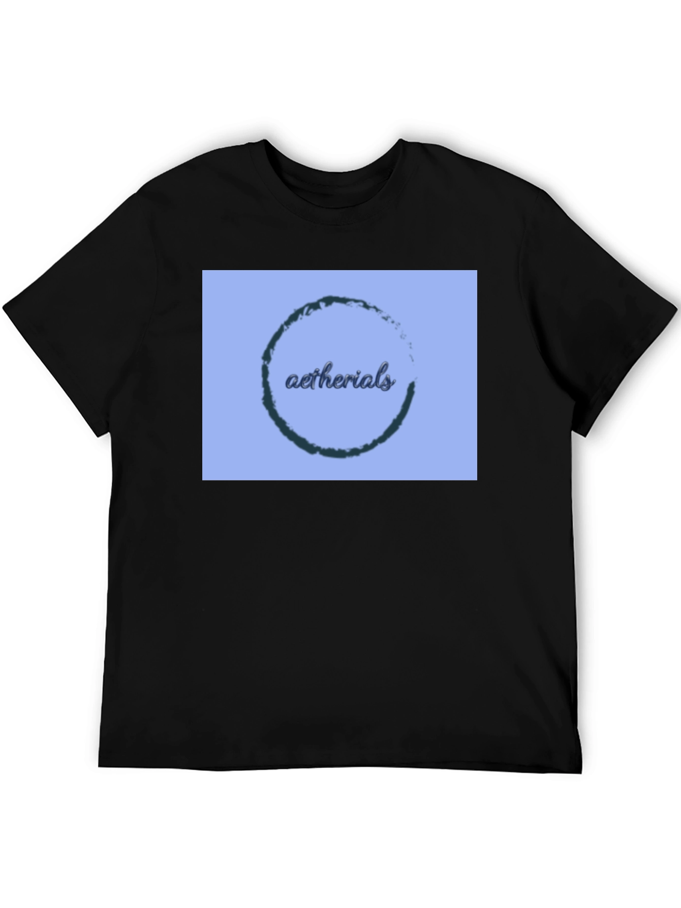 Aetherials Graphic Print Black T-Shirt