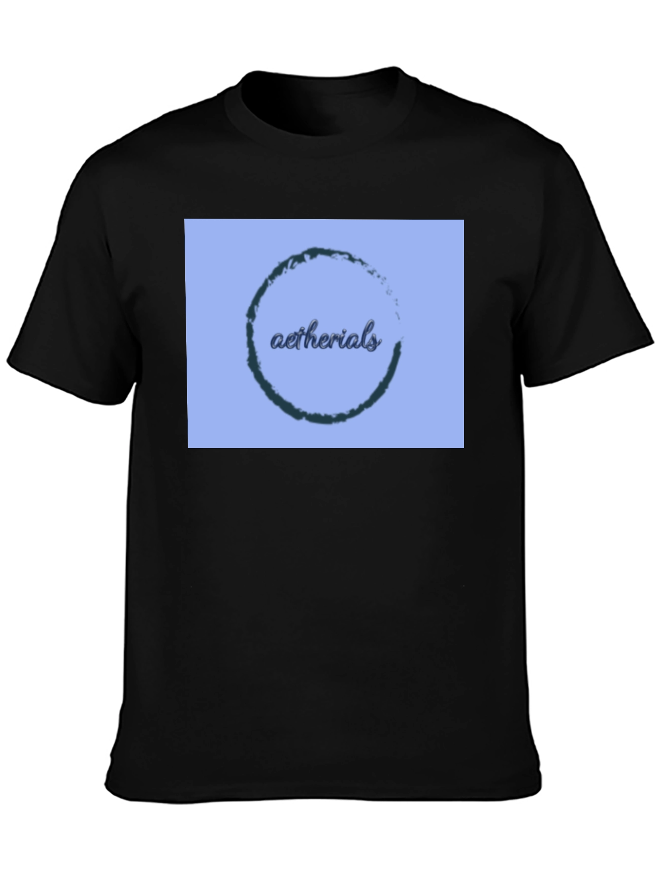 Aetherials Graphic Print Black T-Shirt