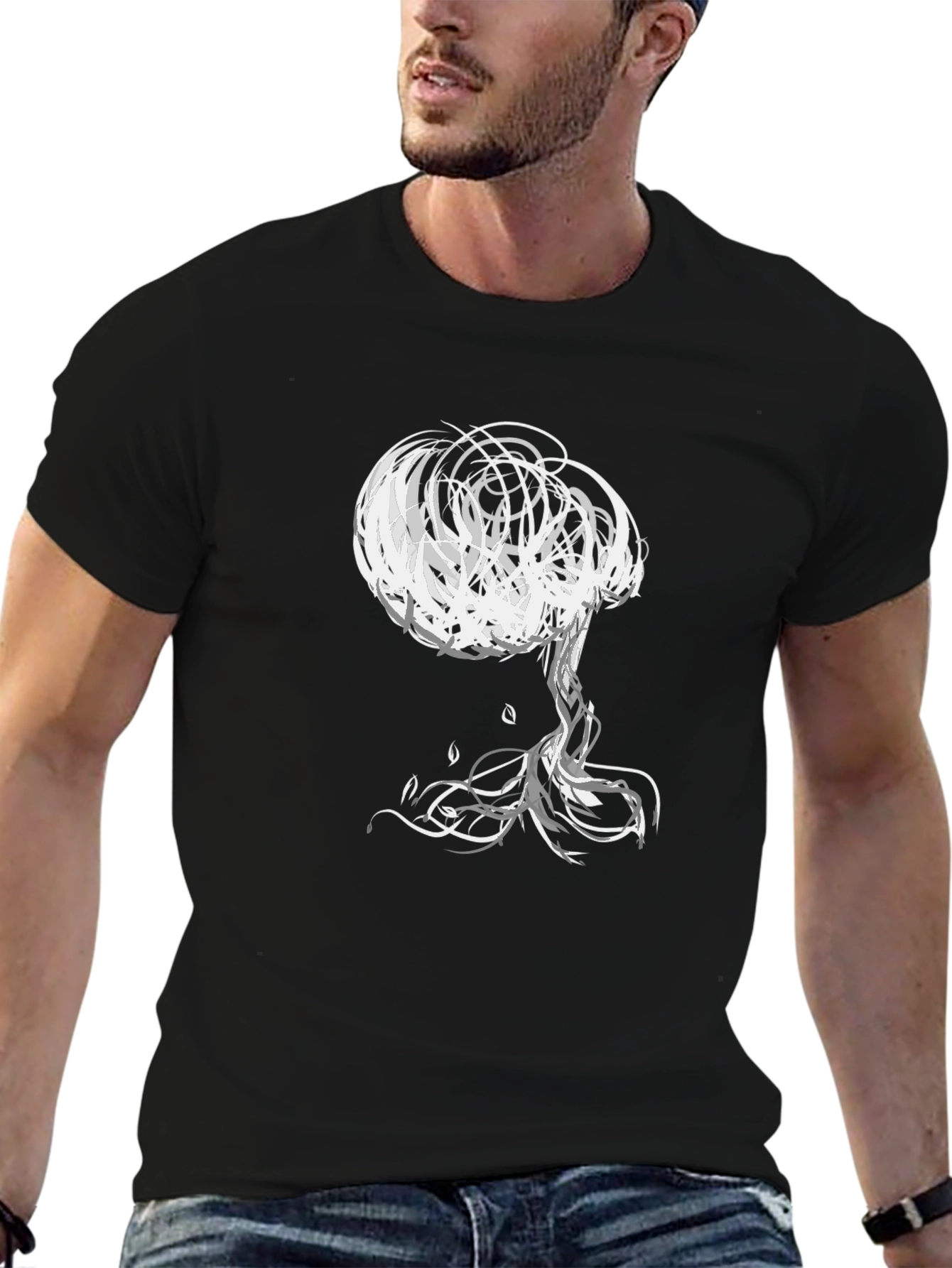 Abstract Tree Graphic Tee - Unisex