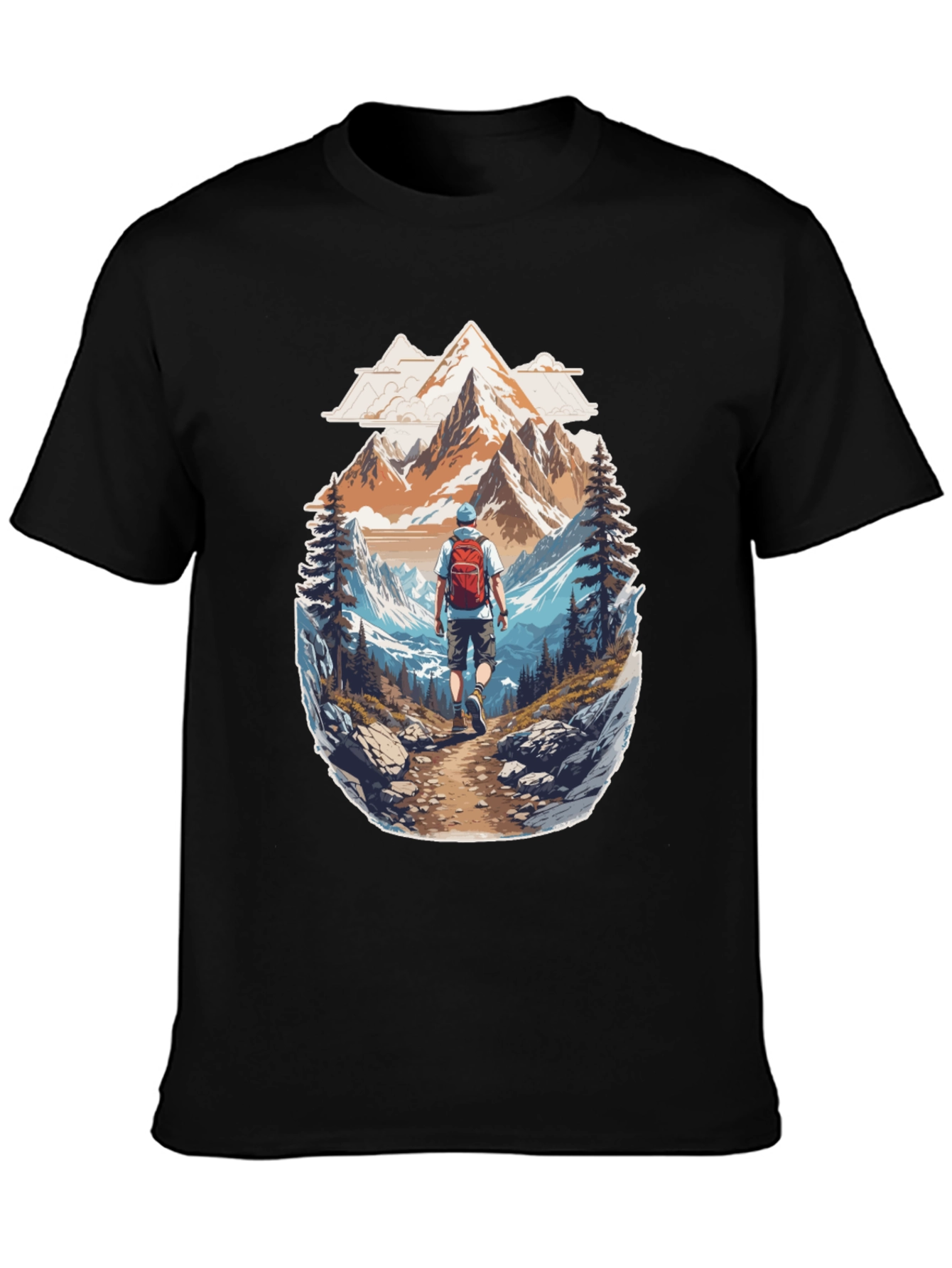 Mountain Hike T-Shirt - Adventure Design