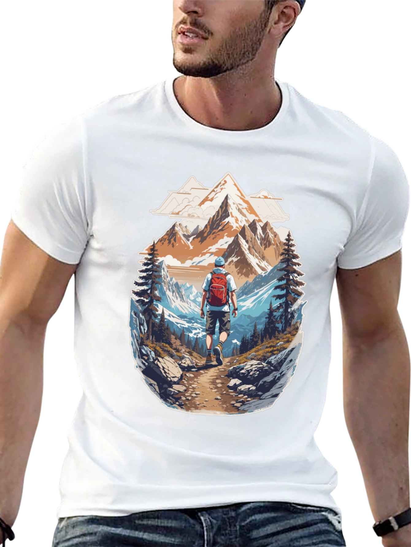 Mountain Hike T-Shirt - Adventure Design
