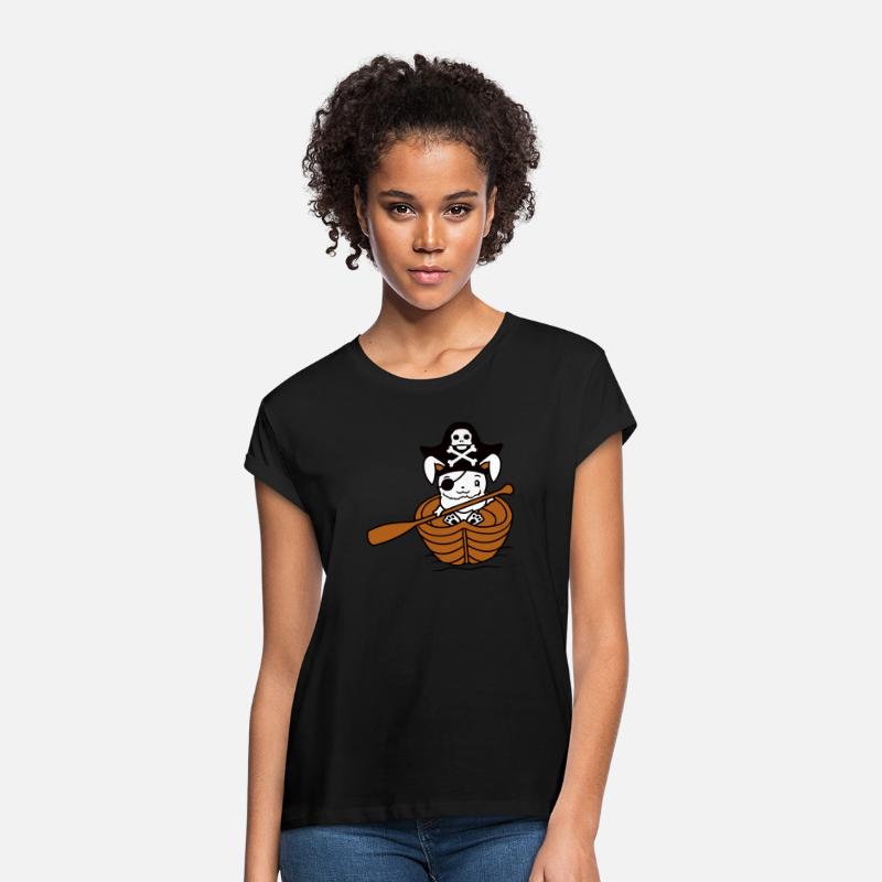 Rabbit Pirate Paddle Bunny Buccaneer Rowboat Comic