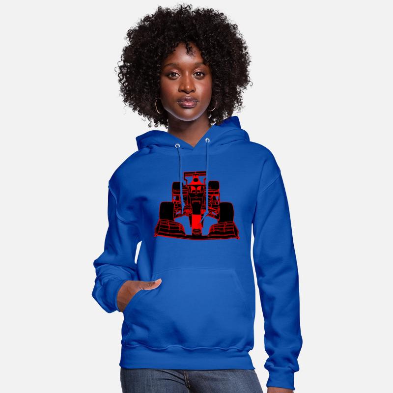 Race car formula racing car red