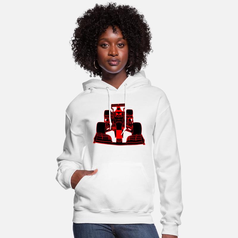 Race car formula racing car red