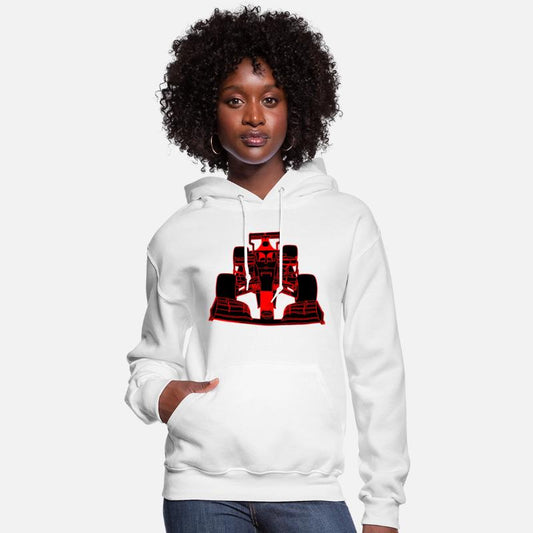 Race car formula racing car red