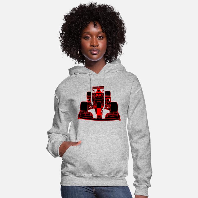 Race car formula racing car red