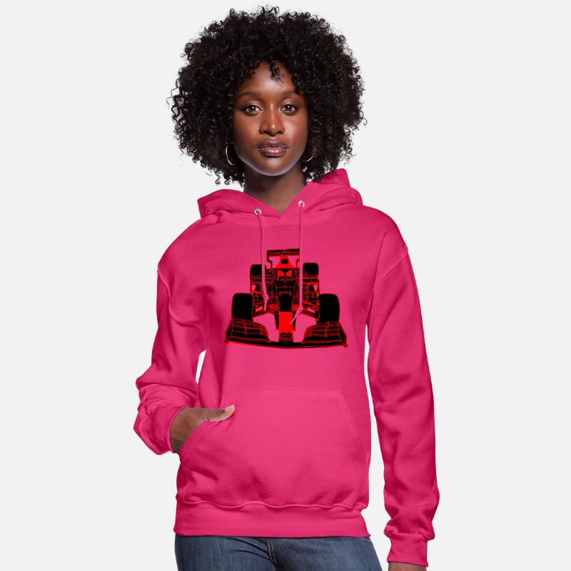 Race car formula racing car red