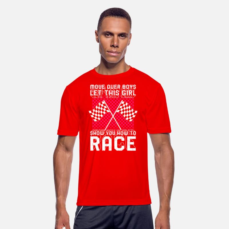 Racing Shirt, Move Over Boys Female Racer