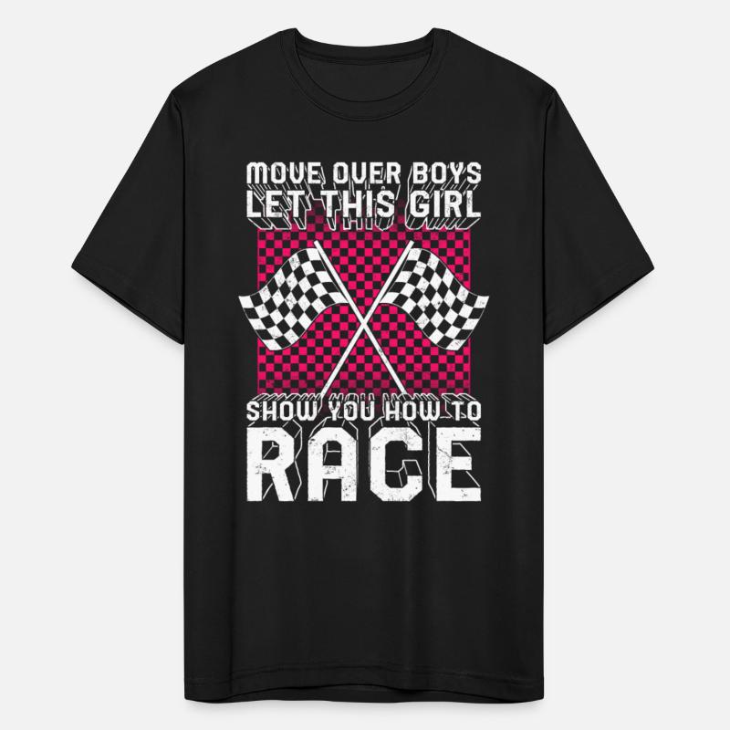 Racing Shirt, Move Over Boys Female Racer