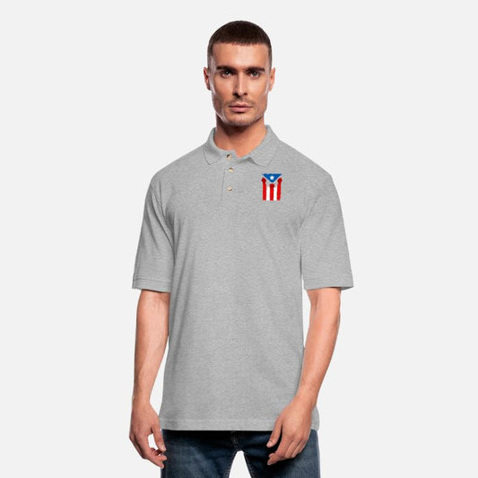 Raised Fists For Puerto Rico - Boricua Flag