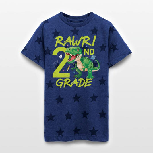 Rawr 2nd Grade boys first day of school Dinosaurs