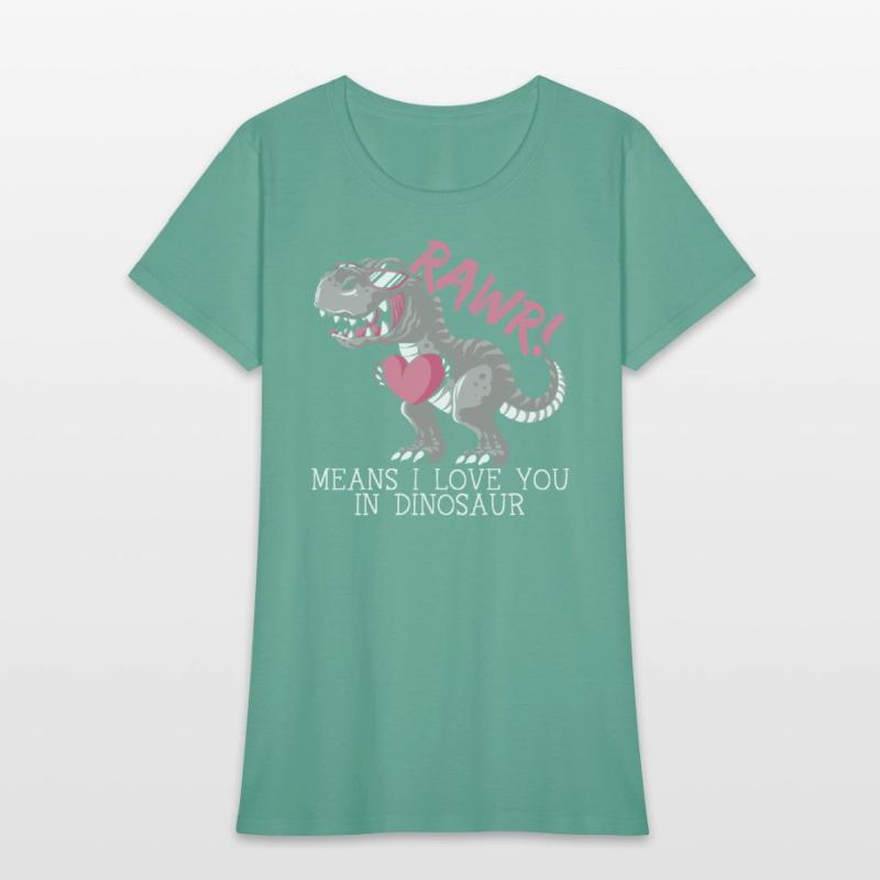 Rawr Means I Love You In Dinosaur Valentines Day