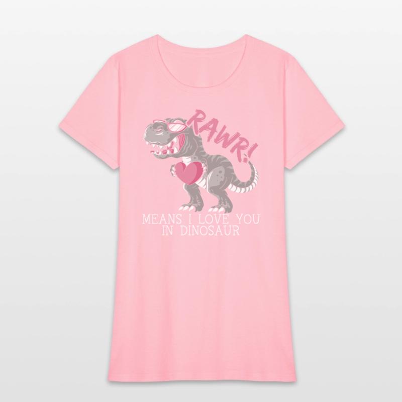 Rawr Means I Love You In Dinosaur Valentines Day
