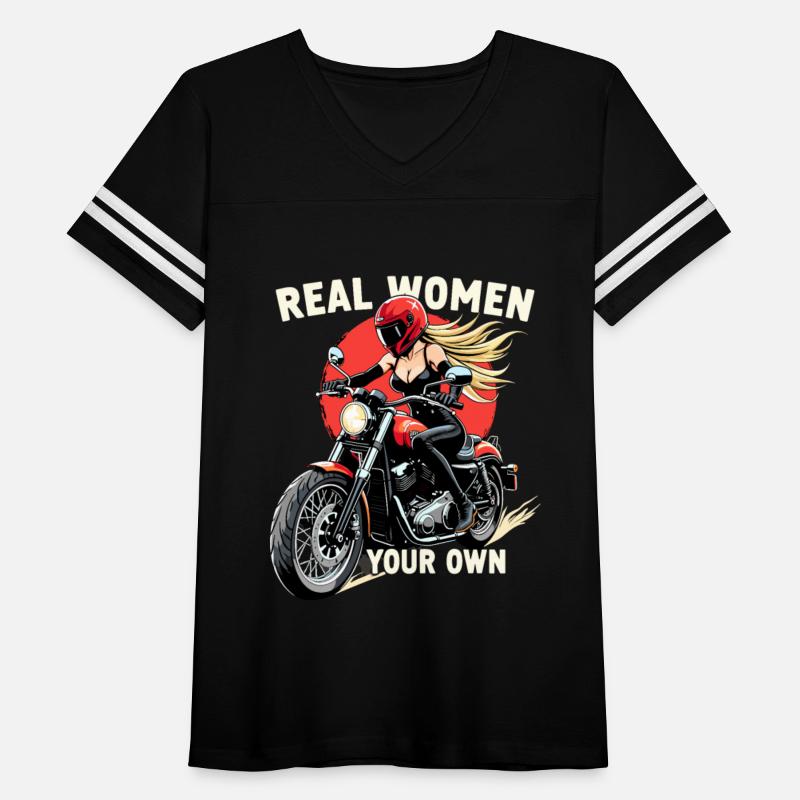Real Women Ride Their Own for a Motorcyclist