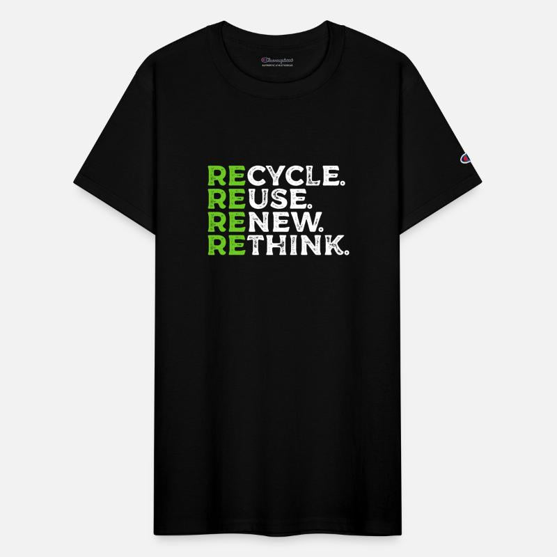 Recycle Reuse Renew Rethink Earth Day