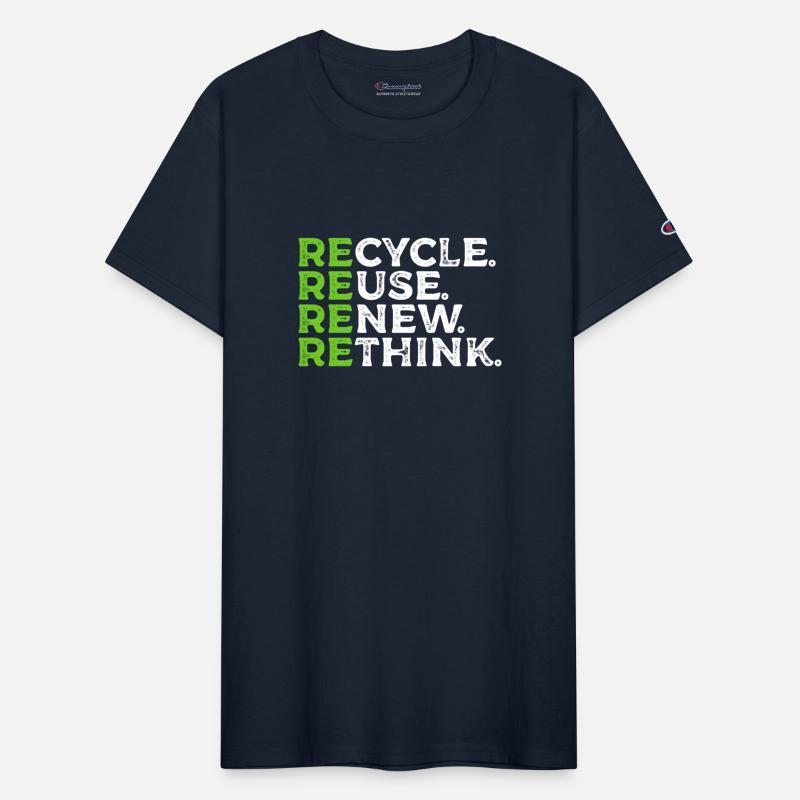 Recycle Reuse Renew Rethink Earth Day