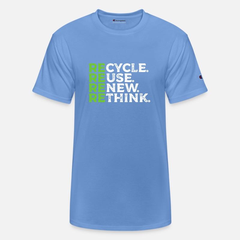 Recycle Reuse Renew Rethink Earth Day