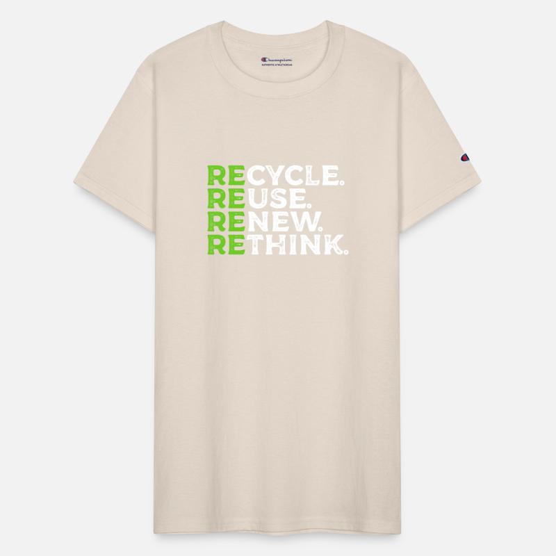 Recycle Reuse Renew Rethink Earth Day