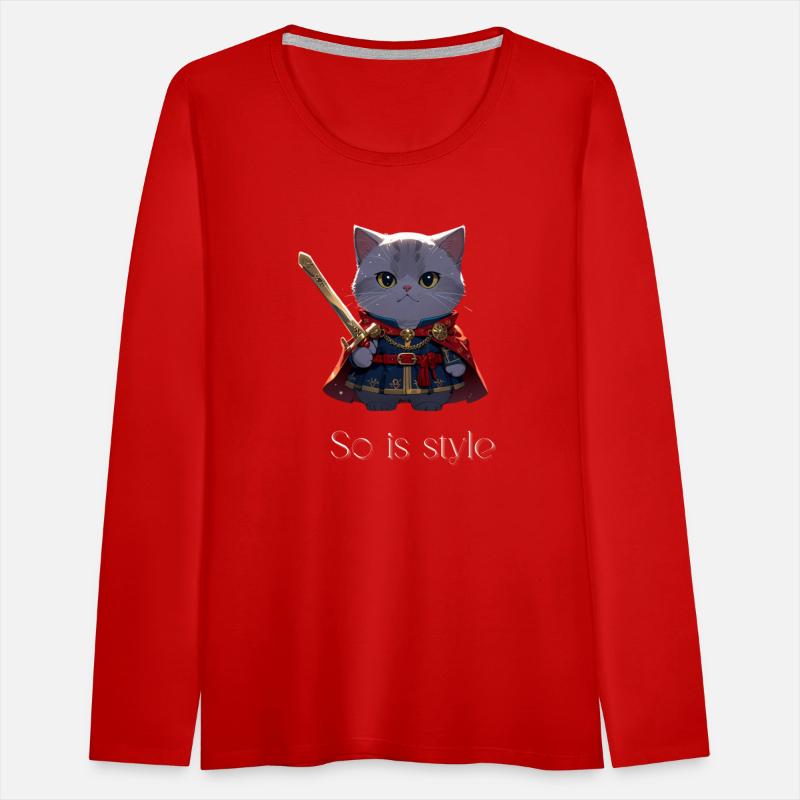 Regal Cat Warrior Illustration