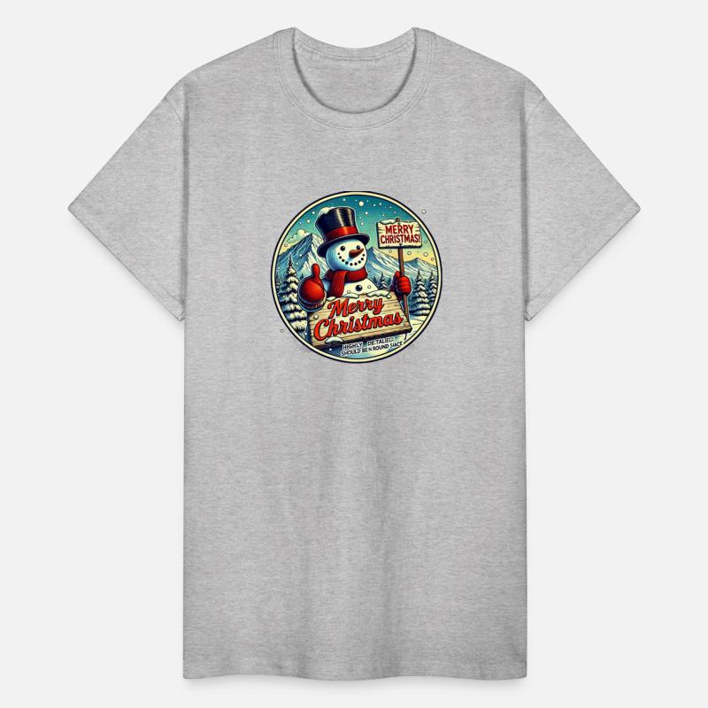 Retro Snowman Postcard Design - Christmas Gifts Ed