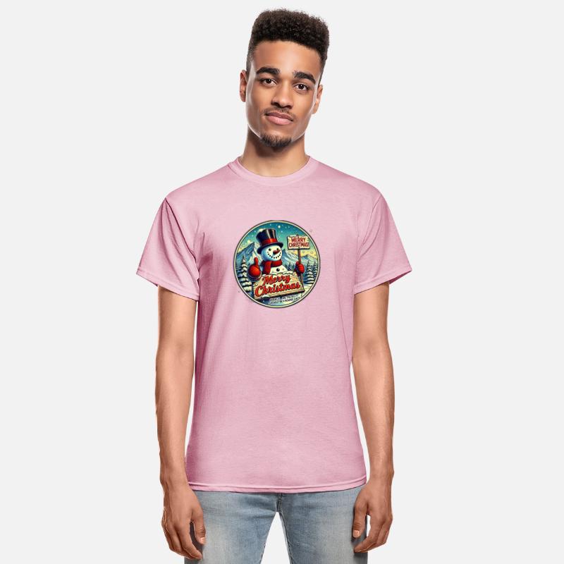 Retro Snowman Postcard Design - Christmas Gifts Ed