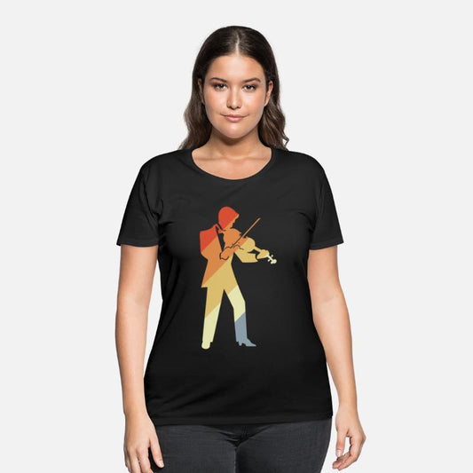 Retro Violin Boy Graphic