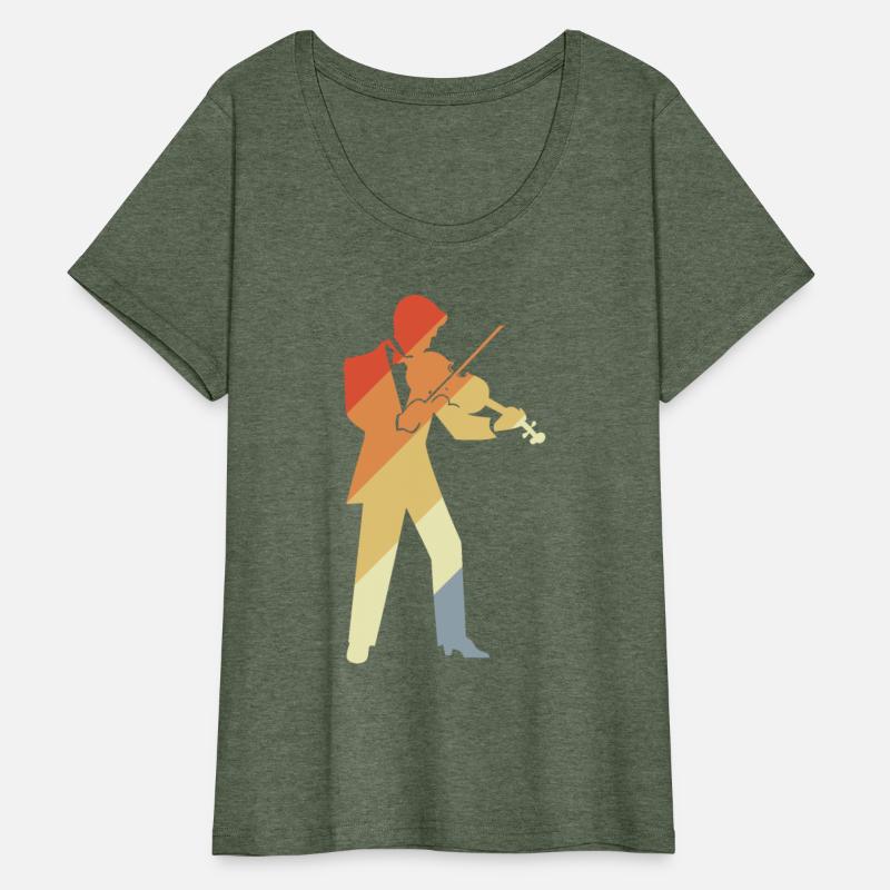 Retro Violin Boy Graphic