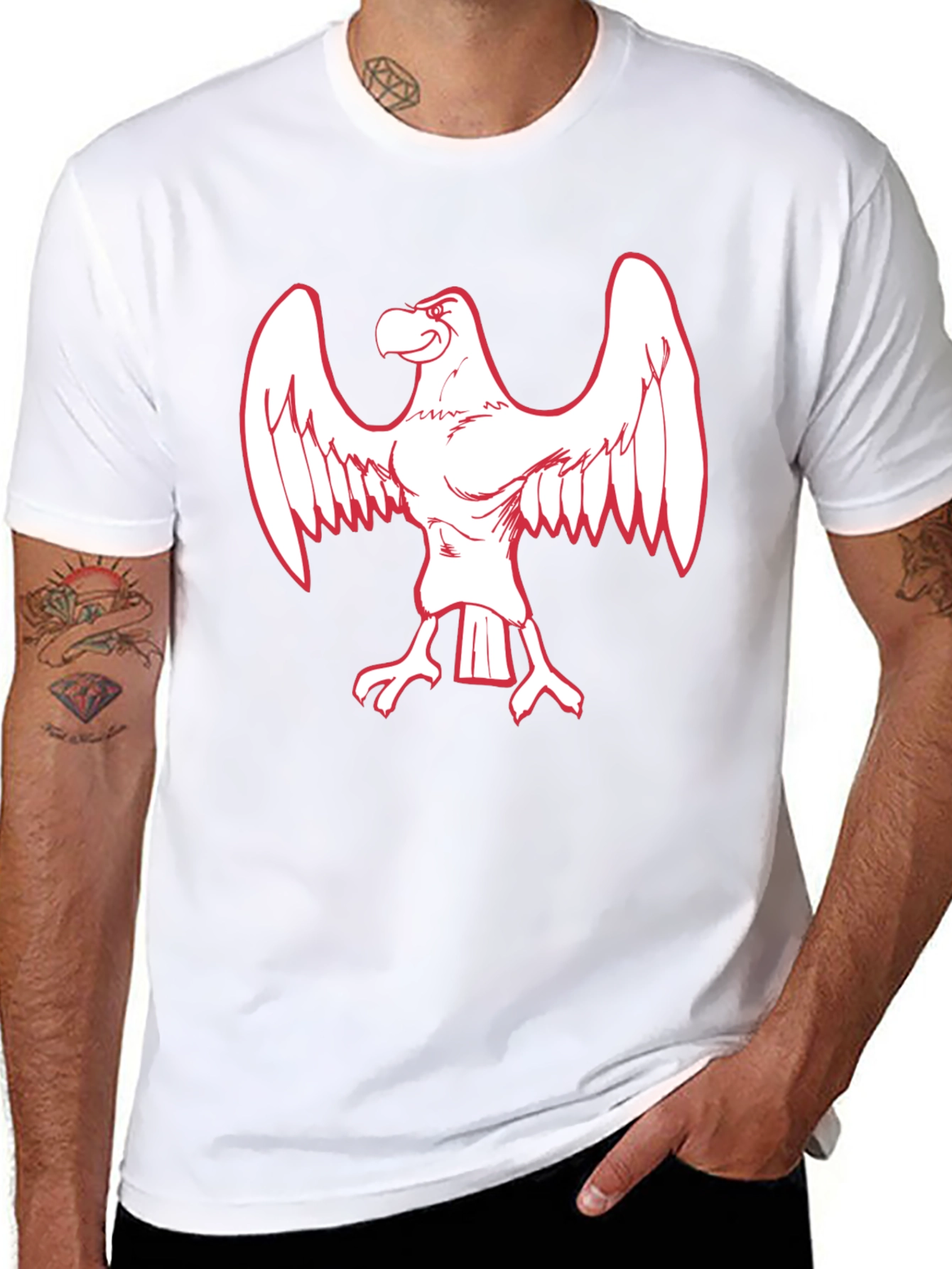 Eagle Graphic Black T-Shirt