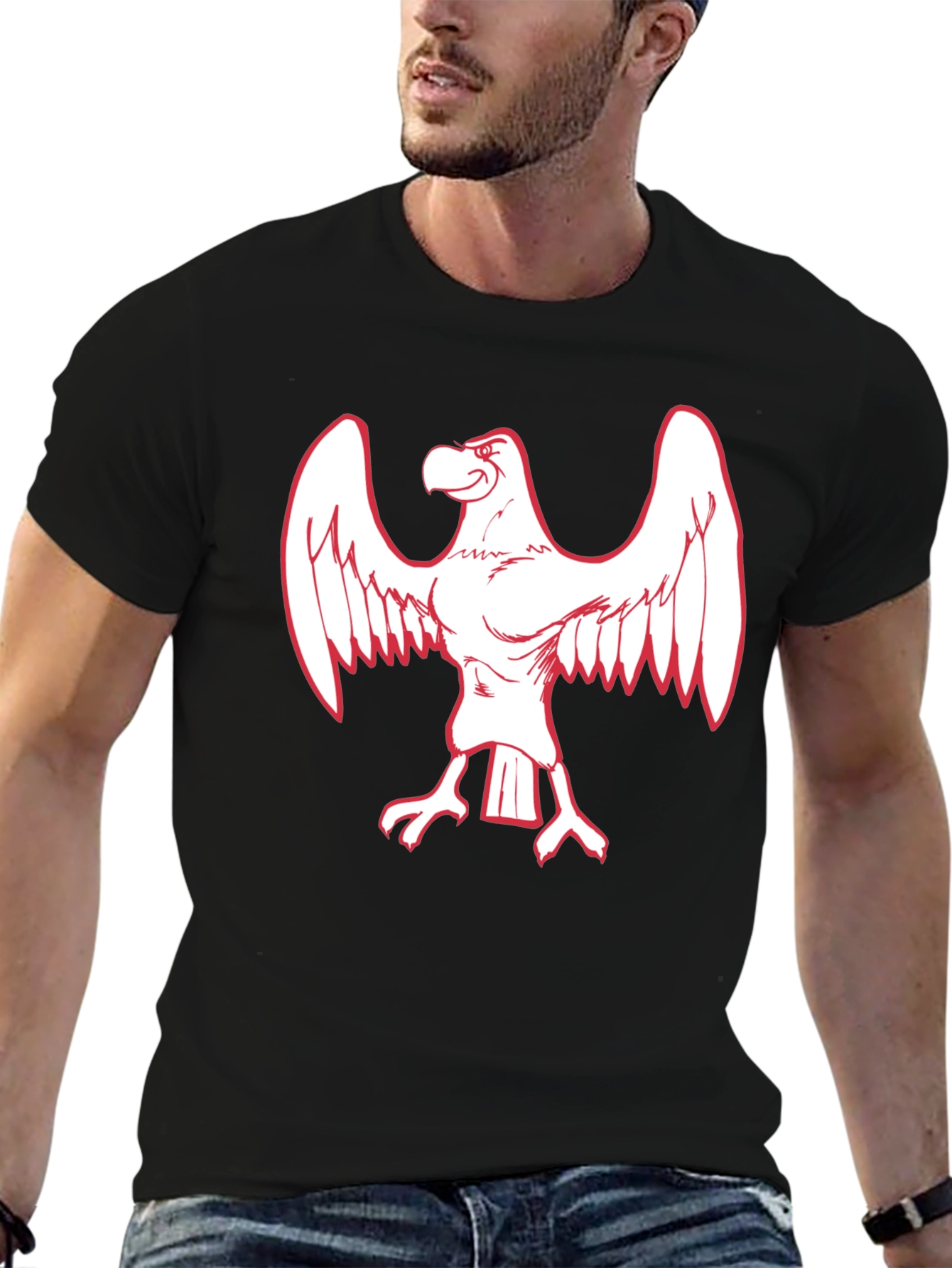 Eagle Graphic Black T-Shirt