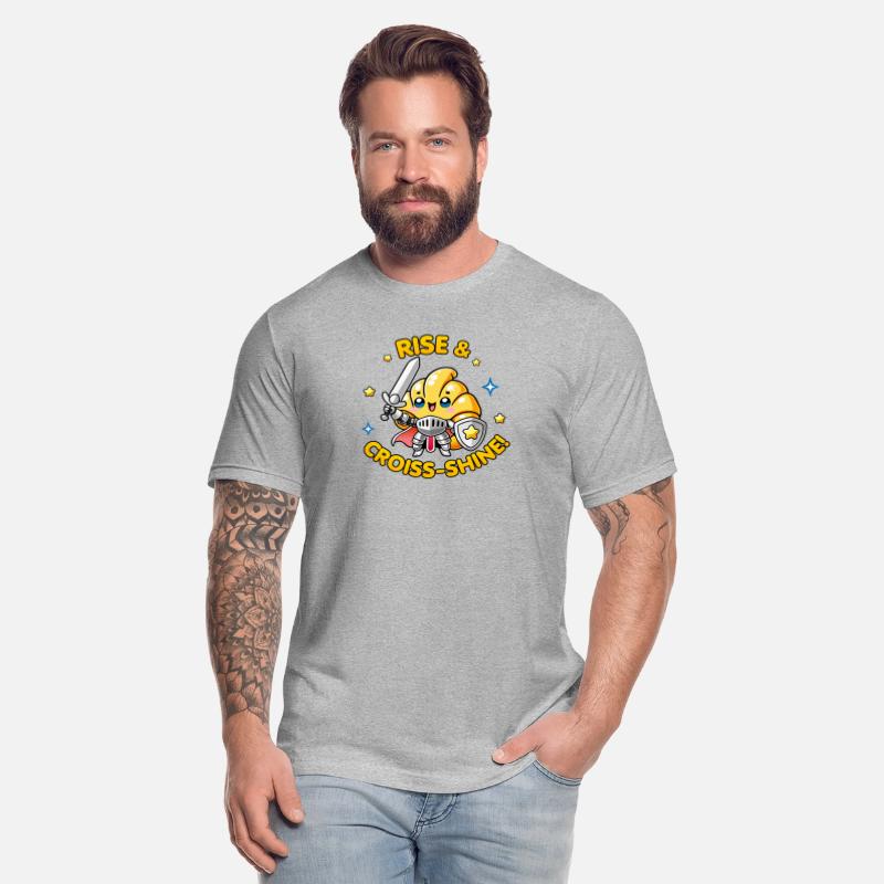 Rise & Croiss-Shine Funny Kawaii Croissant Knight