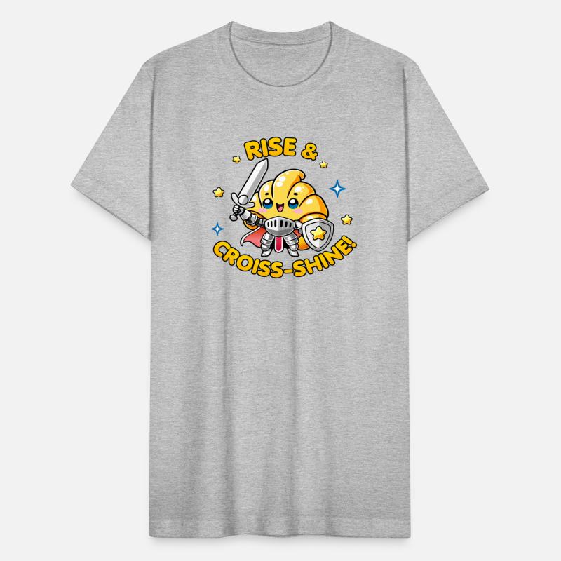 Rise & Croiss-Shine Funny Kawaii Croissant Knight