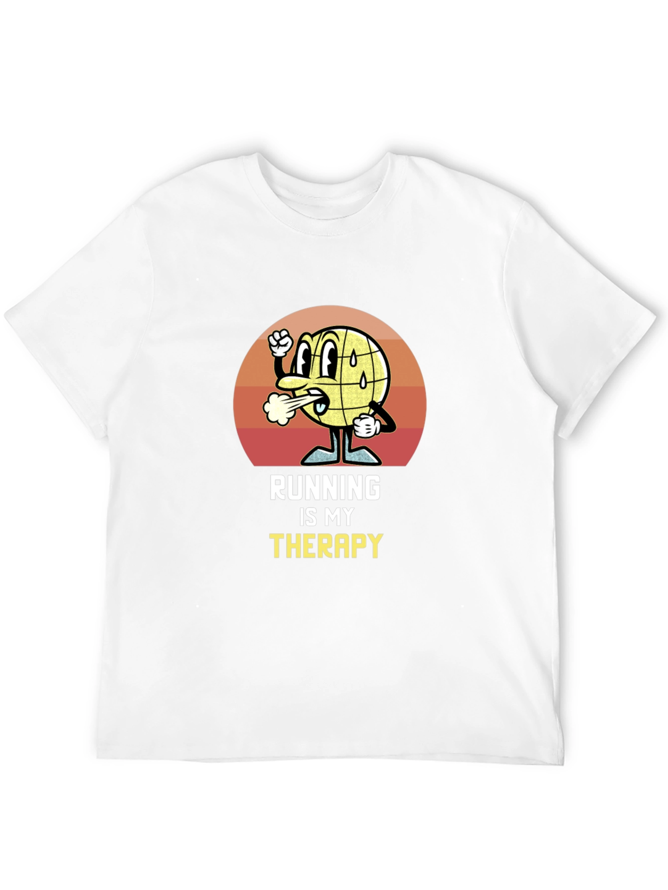 Running is My Therapy Graphic T-Shirt