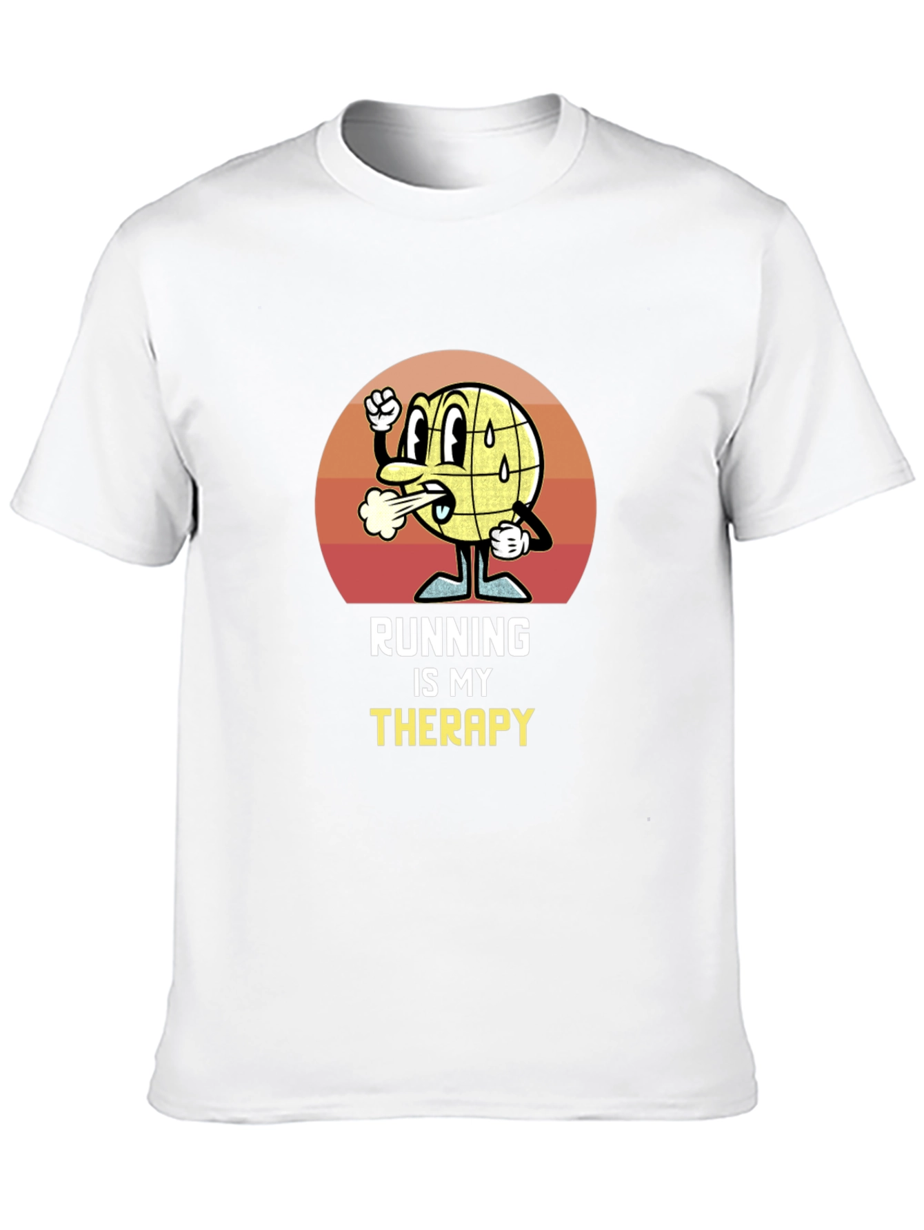 Running is My Therapy Graphic T-Shirt