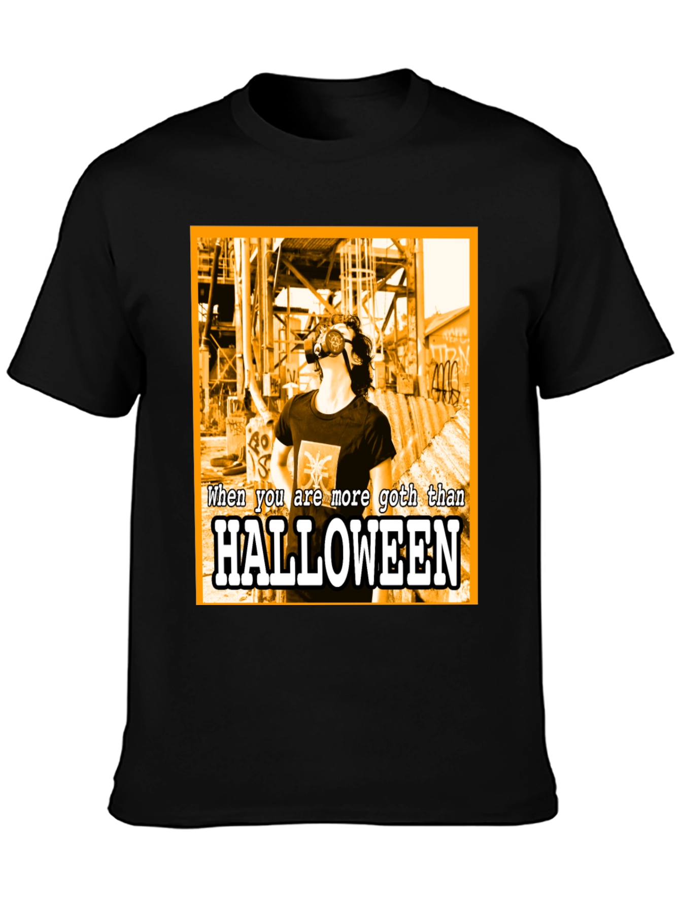 Goth Halloween T-Shirt - Dark Humor Tee
