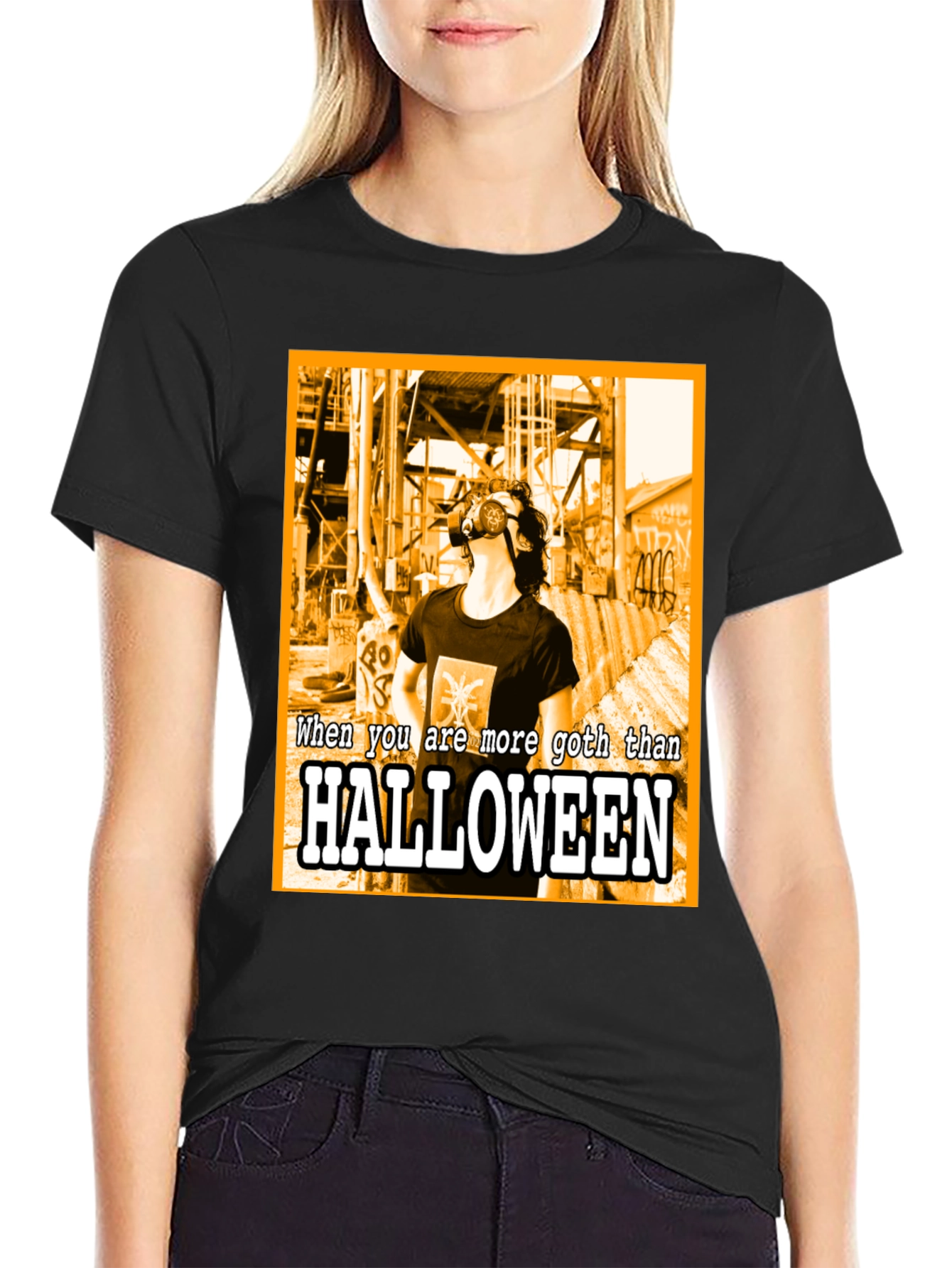 Goth Halloween T-Shirt - Dark Humor Tee