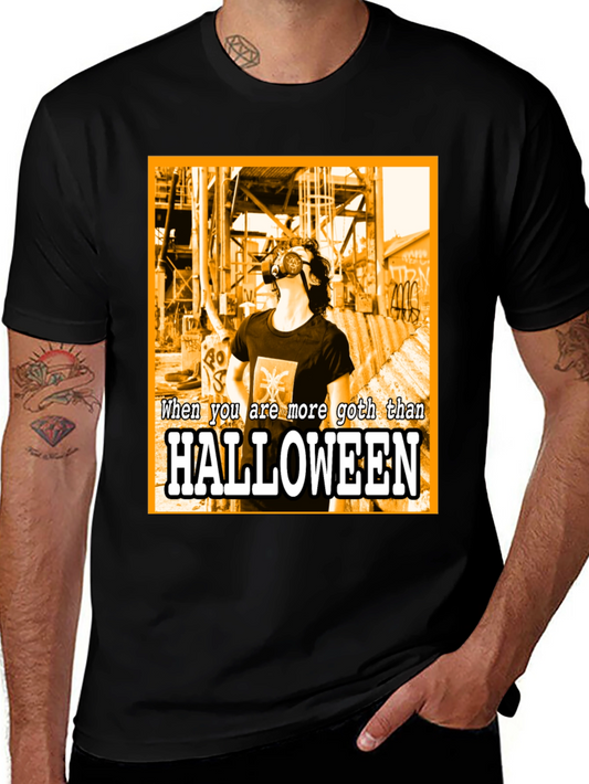Goth Halloween T-Shirt - Dark Humor Tee