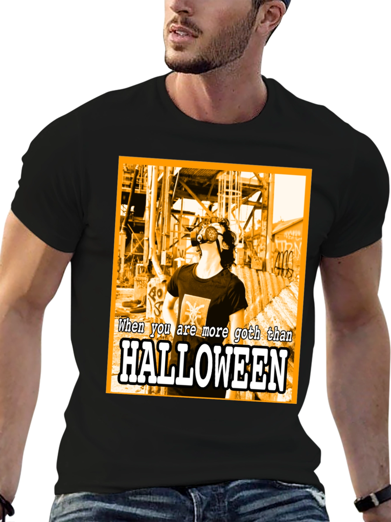 Goth Halloween T-Shirt - Dark Humor Tee
