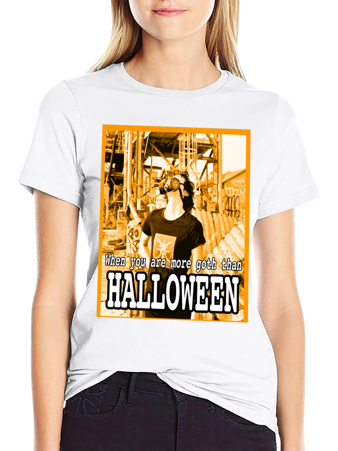 Goth Halloween T-Shirt - Dark Humor Tee