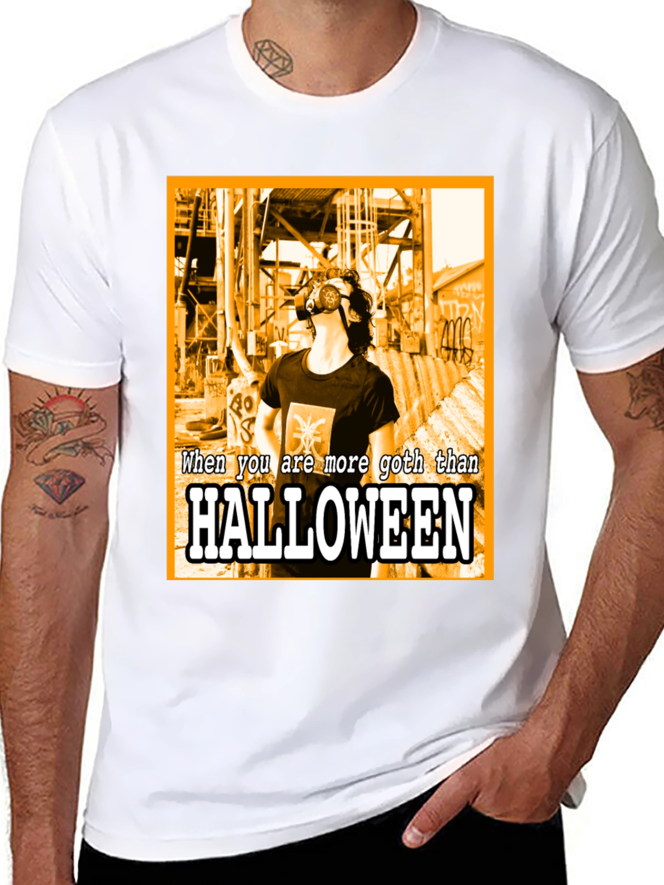 Goth Halloween T-Shirt - Dark Humor Tee