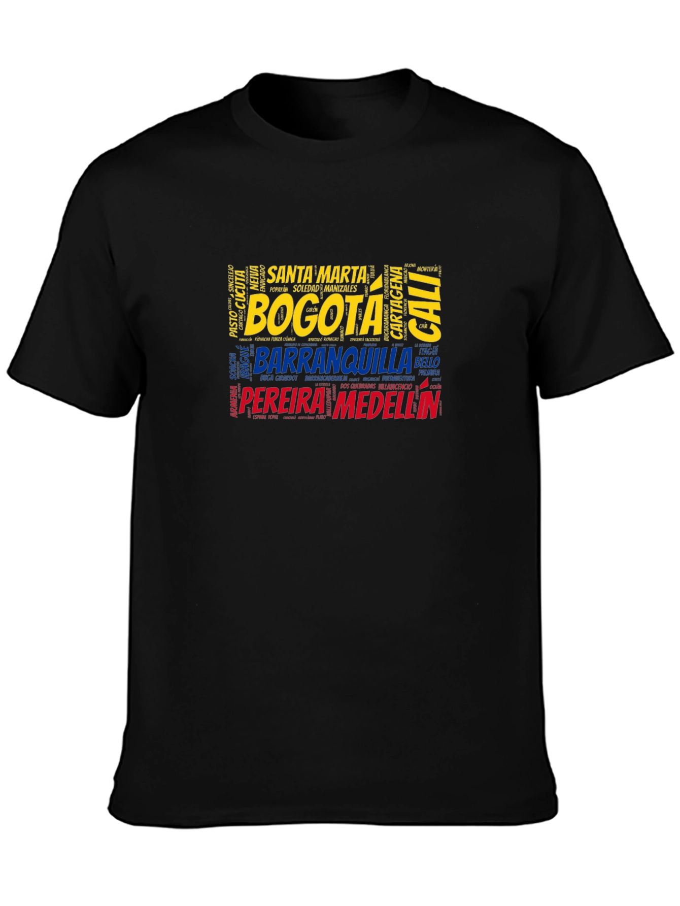 Colombia City Names T-Shirt