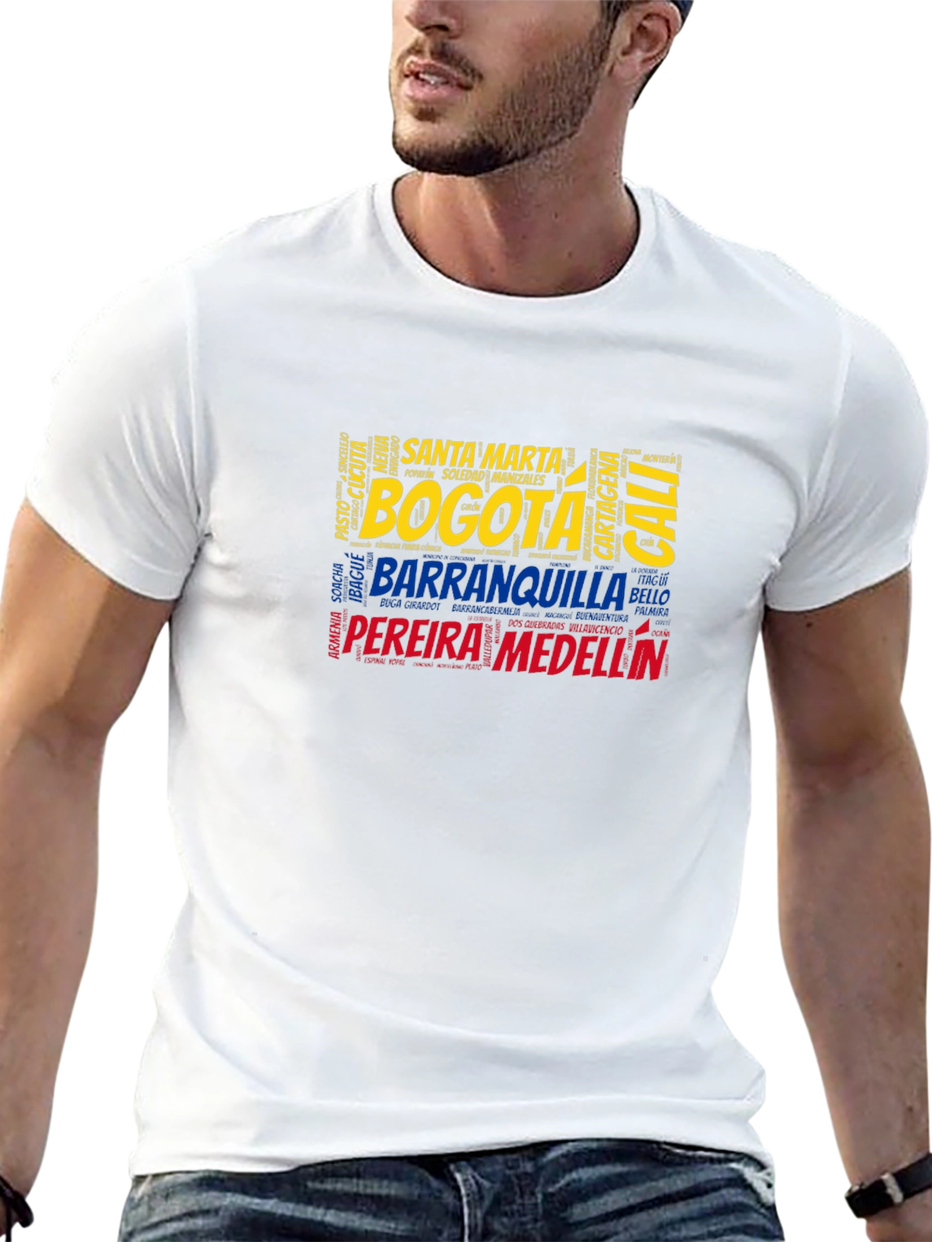 Colombia City Names T-Shirt