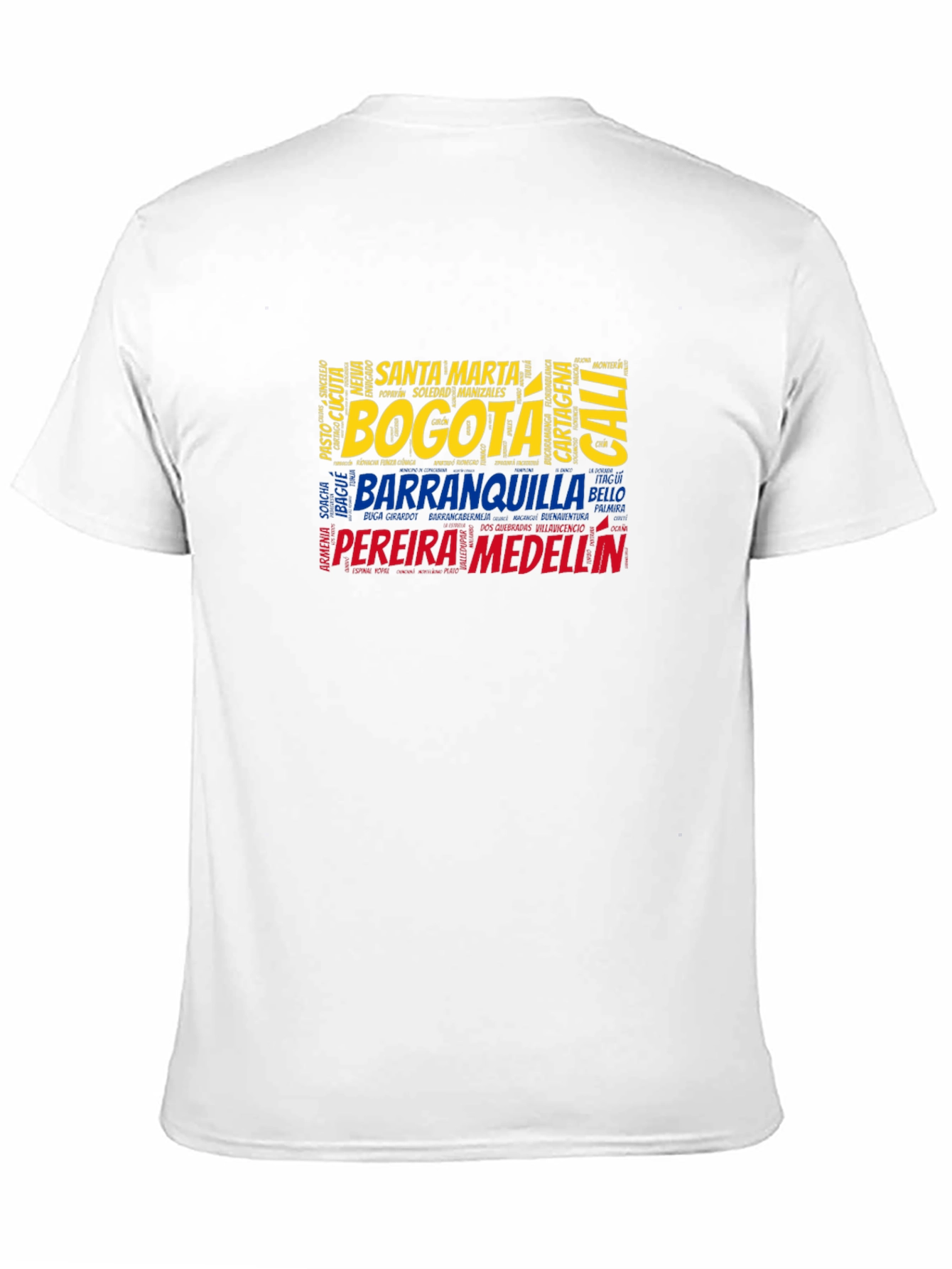 Colombia City Names T-Shirt
