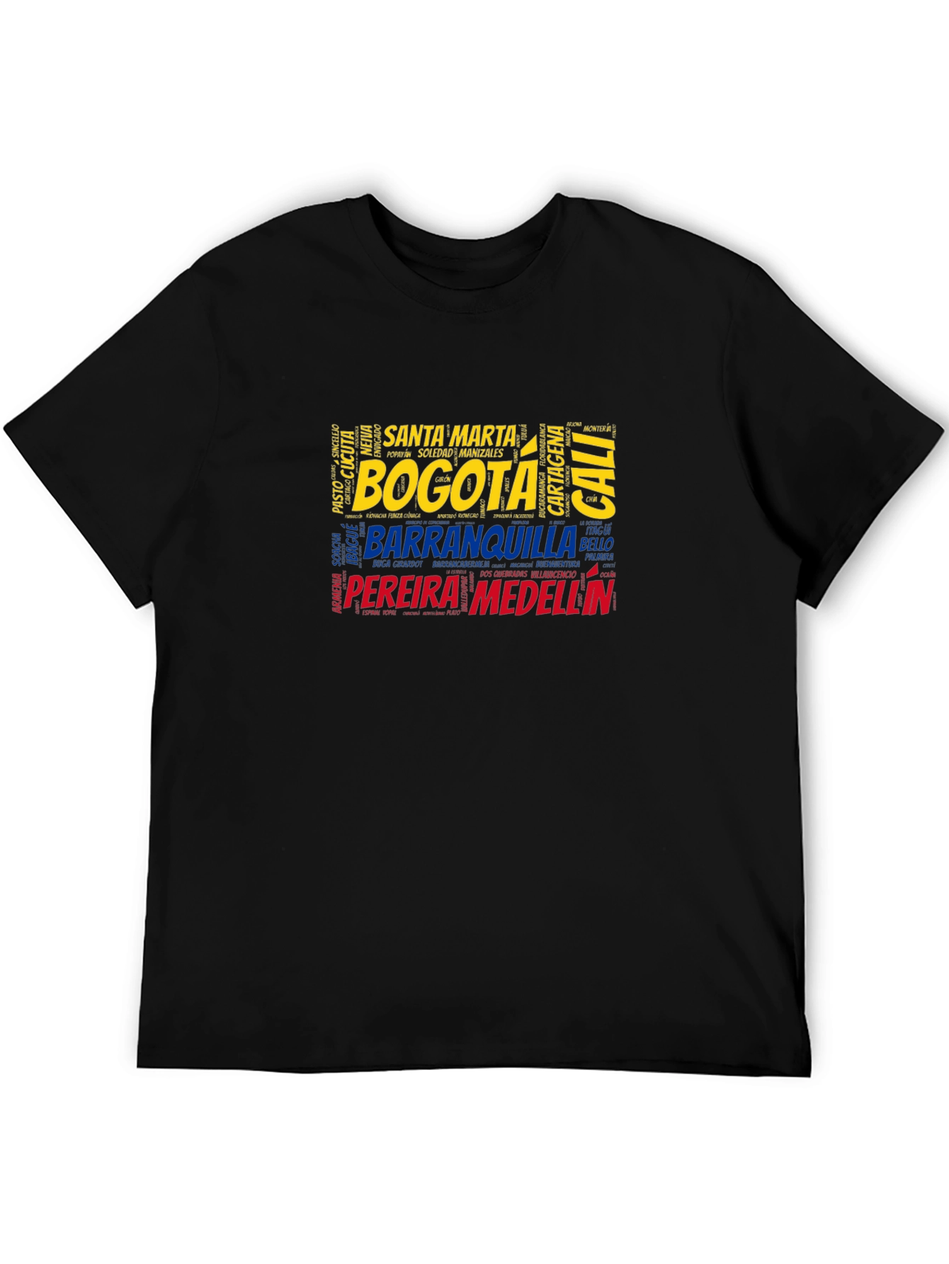 Colombia City Names T-Shirt
