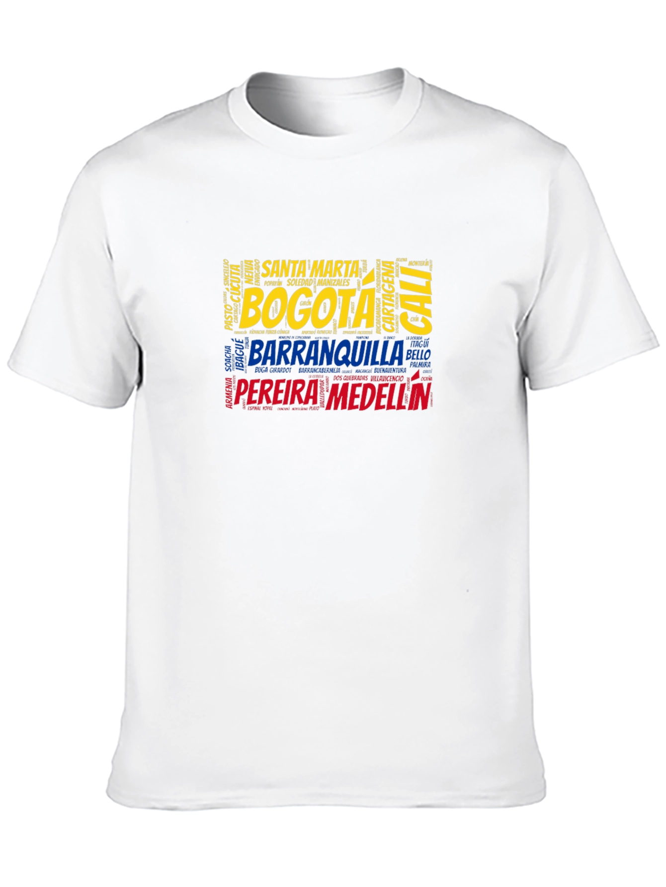 Colombia City Names T-Shirt