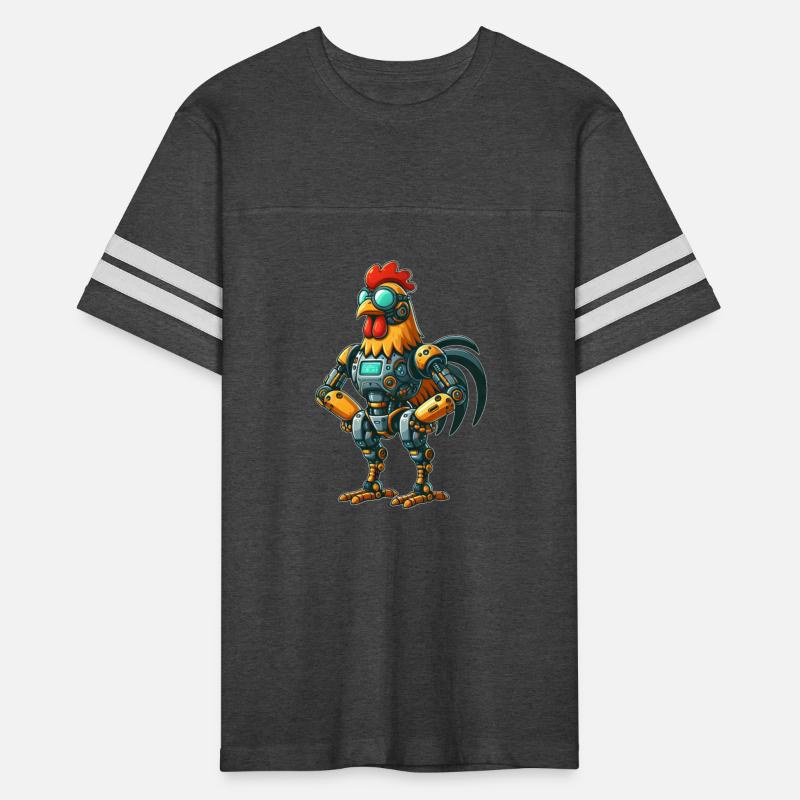 Robot chicken rooster hen cyborg mechanical design